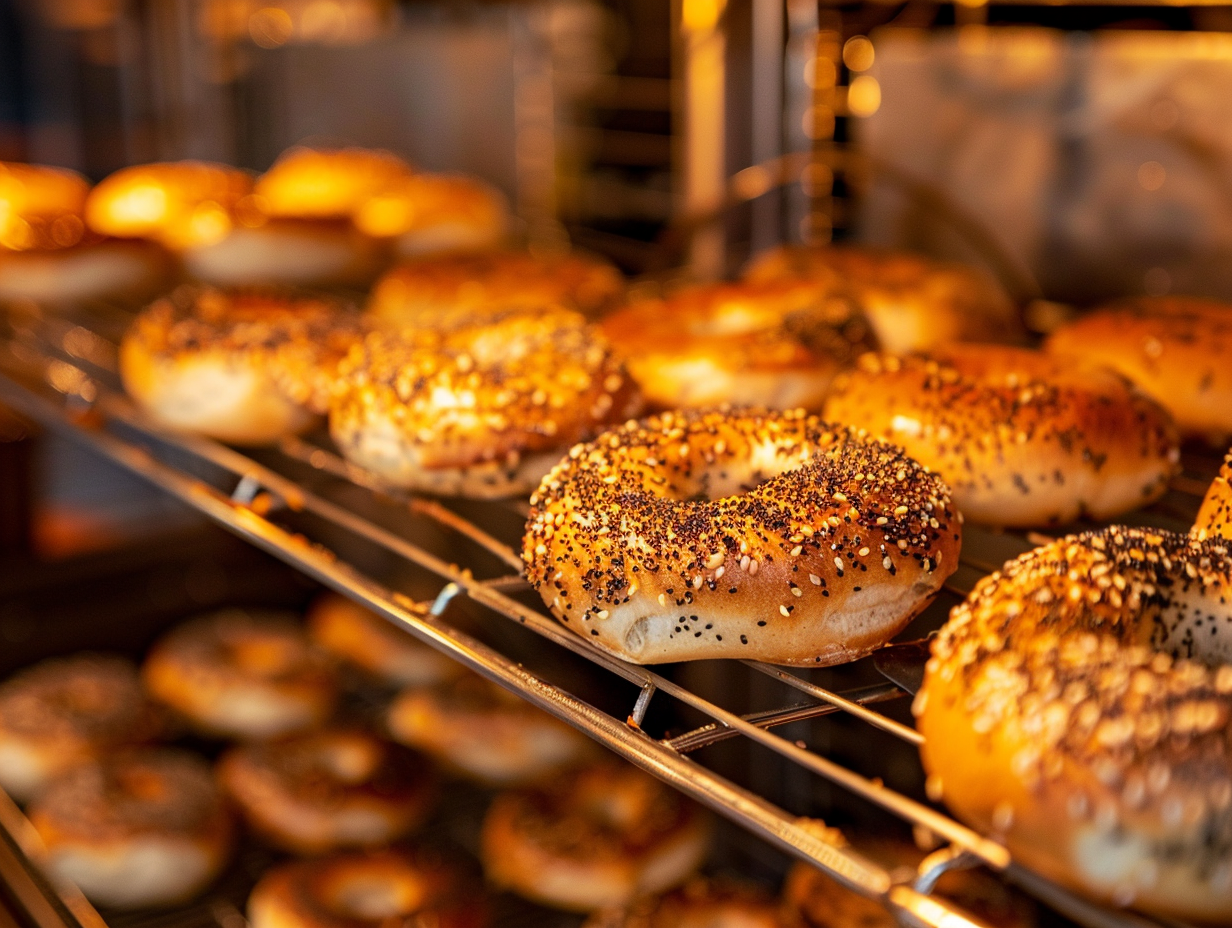 Scallion Cream Cheese Bagel